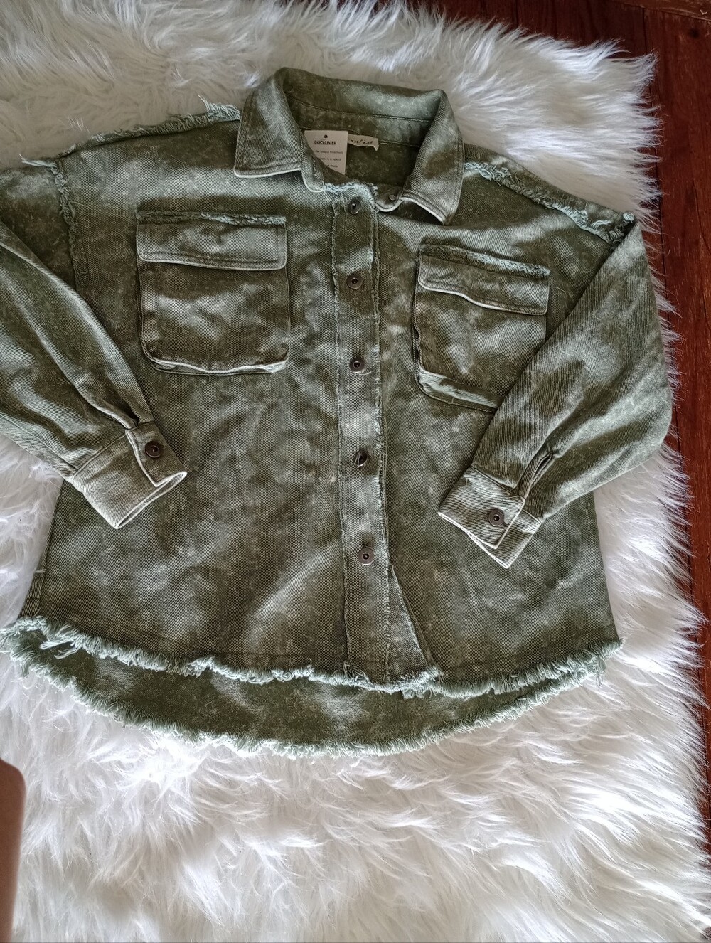 NWT Women's Boutique Jacket Size Medium Green Fall New In Jacket